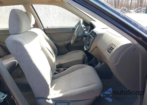 2000 Honda Civic Lx z USA, uszkodzony, nr VIN 1HGEJ6670YL052380